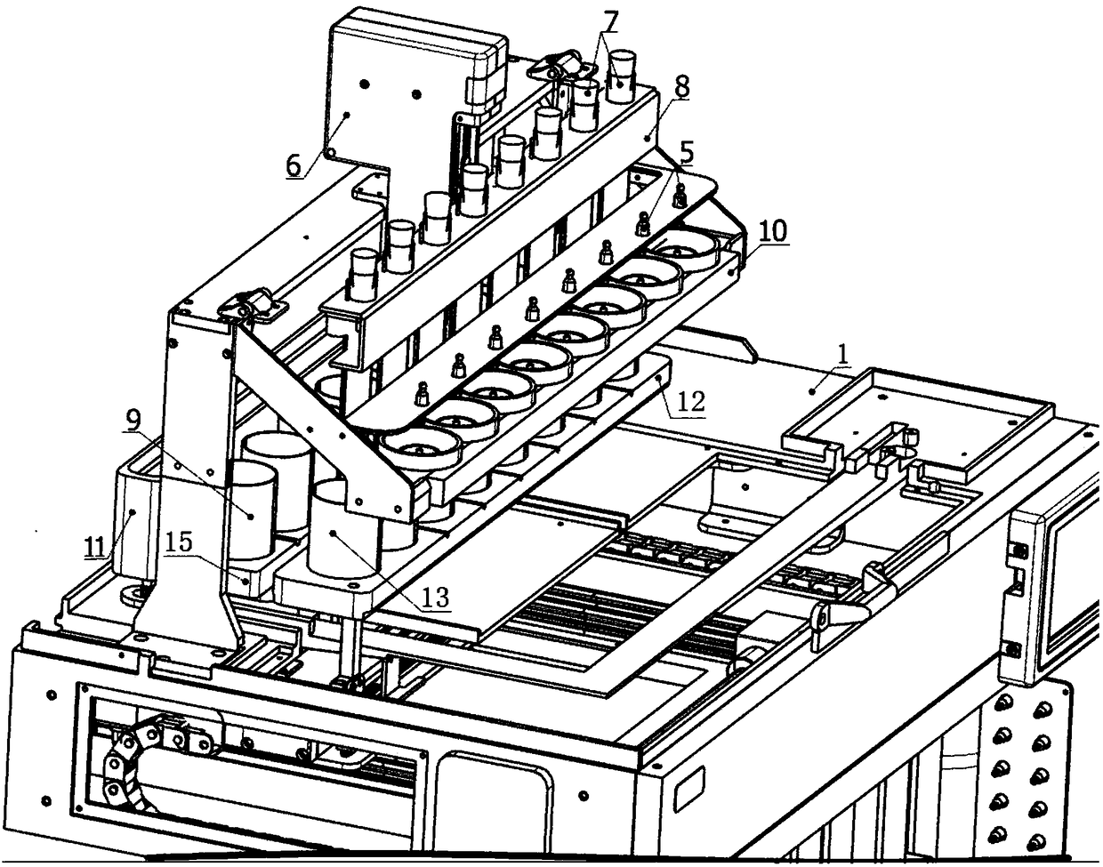 Full-automatic fatty acid value detection system and detection method