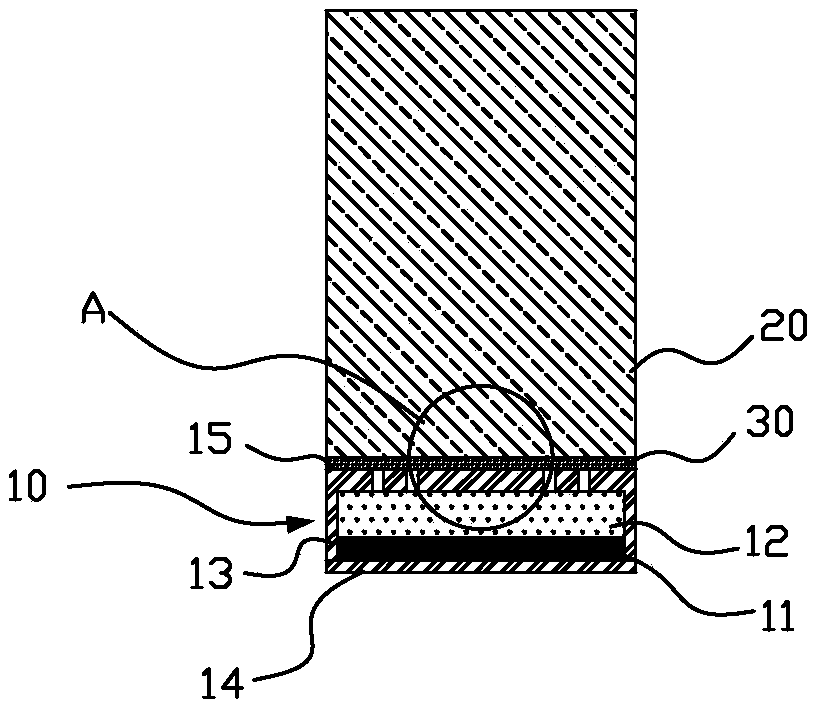 Flexible device transition device and preparation method and flexible device patch method