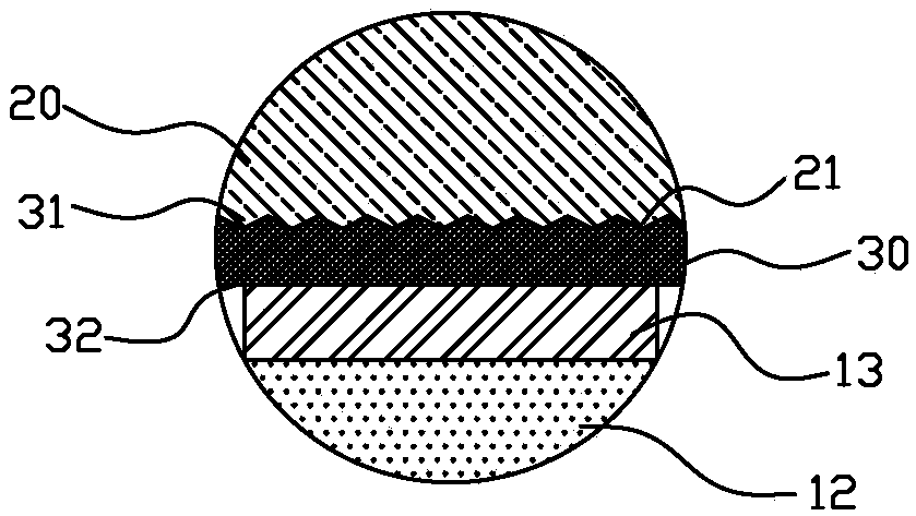 Flexible device transition device and preparation method and flexible device patch method