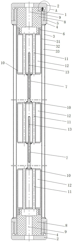 Heat preservation device of downhole well logging instrument