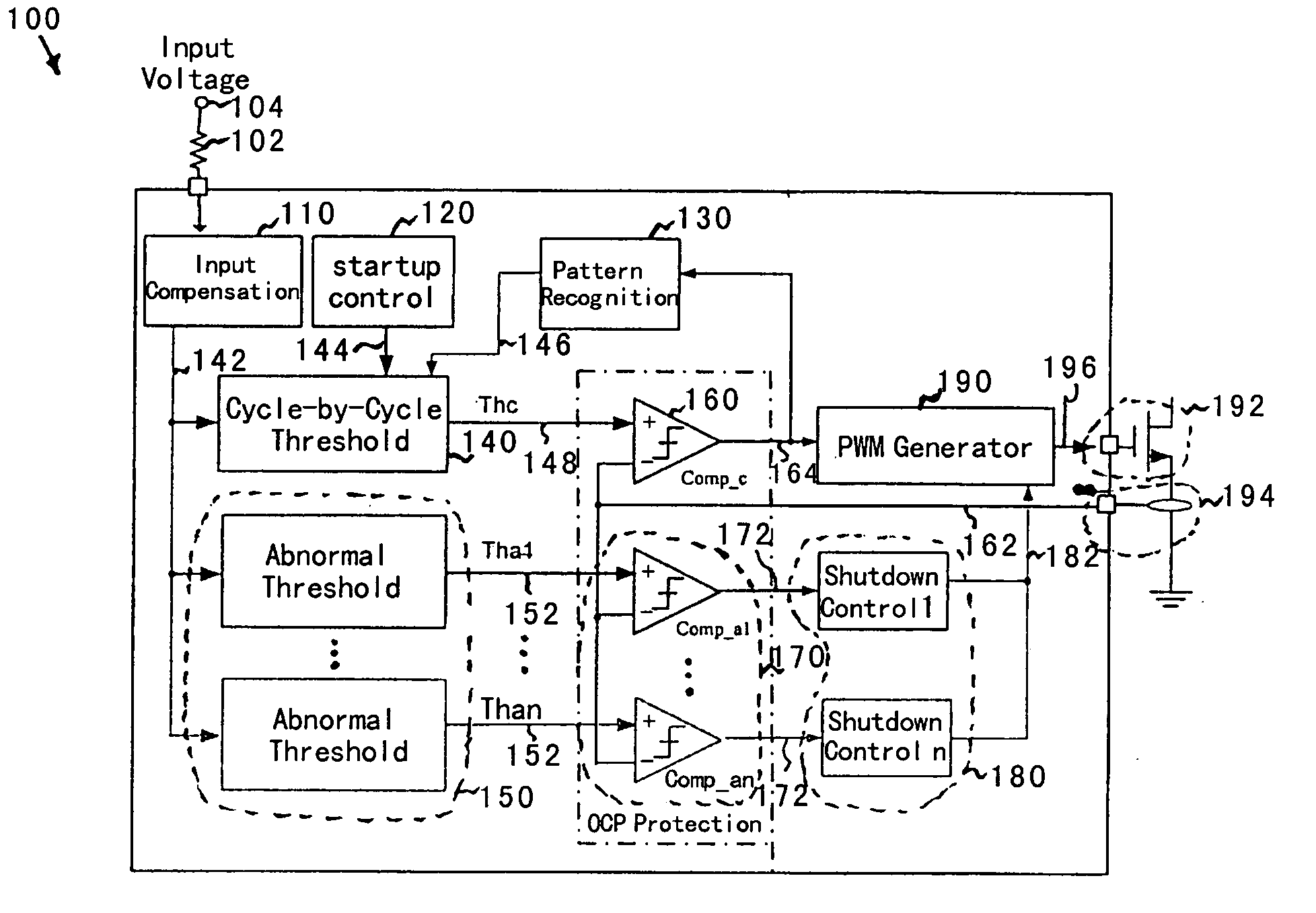 Adaptive multi-level threshold system and method for power converter protection