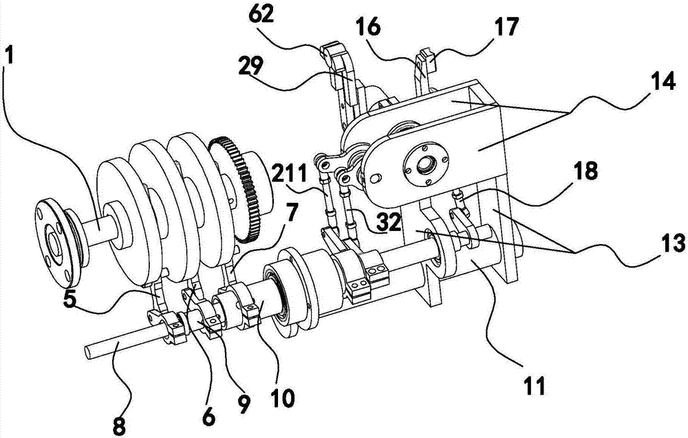 Candy taking and overturning mechanism and chocolate candy single-kink packing machine for food packing