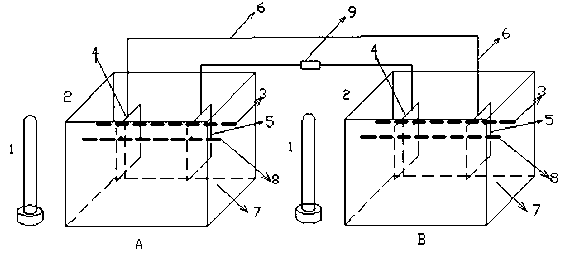 Photoelectric catalysis reactor taking photocatalysis fuel battery as power supply