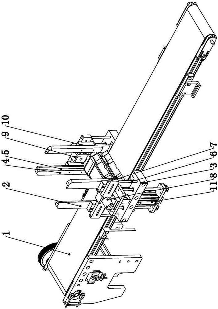 Conveying belt type automatic feeding device