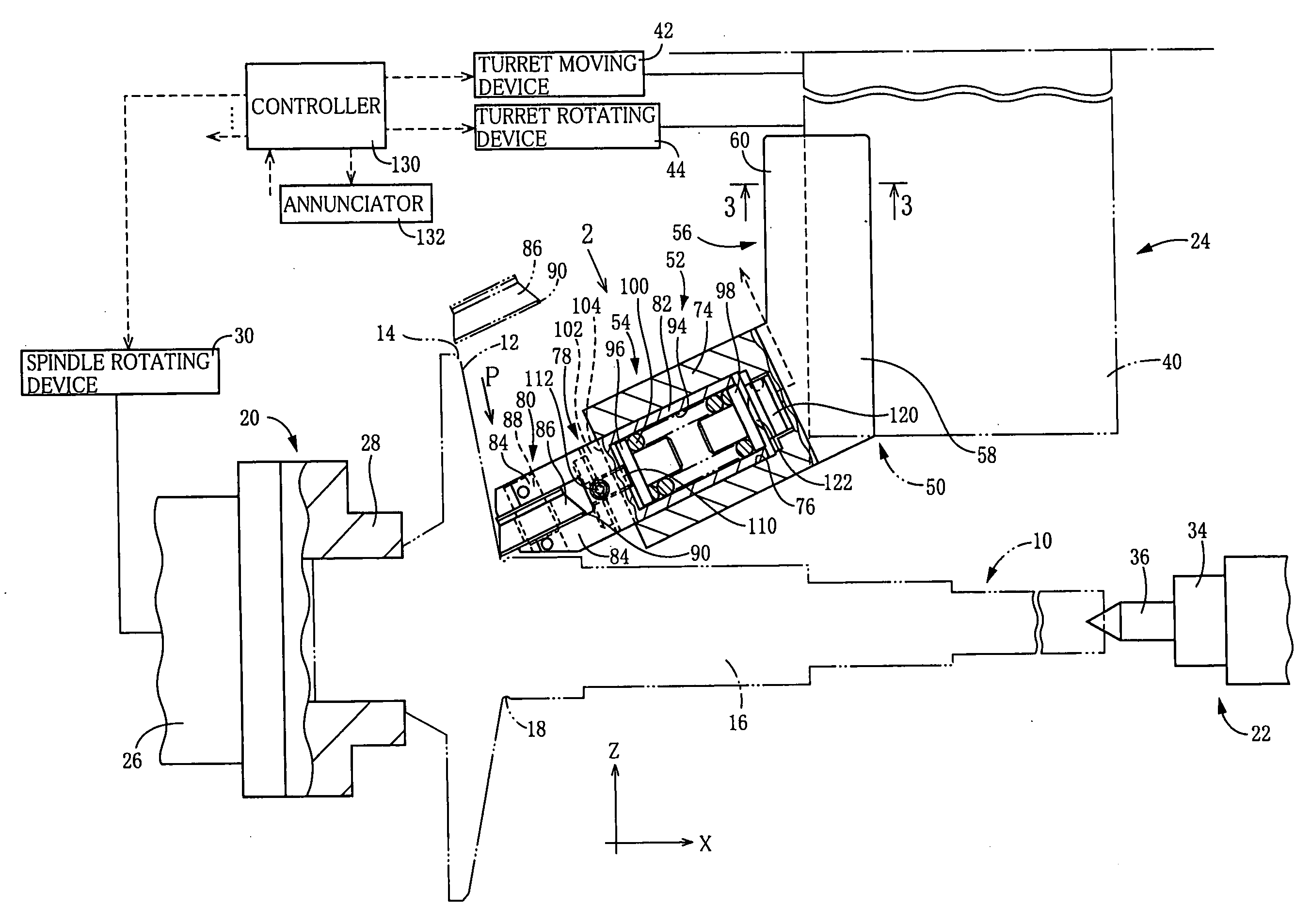 Roller burnishing apparatus with pressing-force detecting device