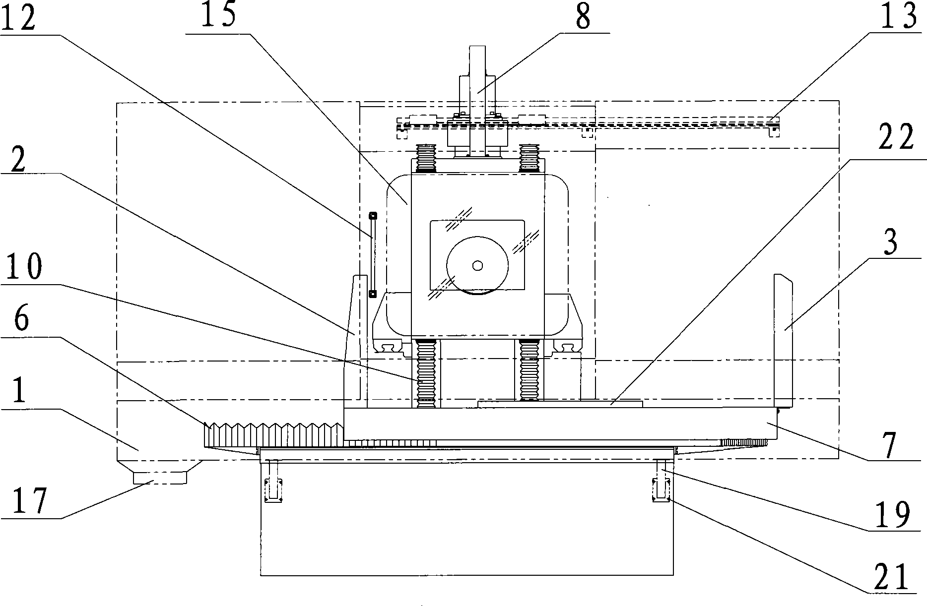 Machine tool protection system of precision grinding machine