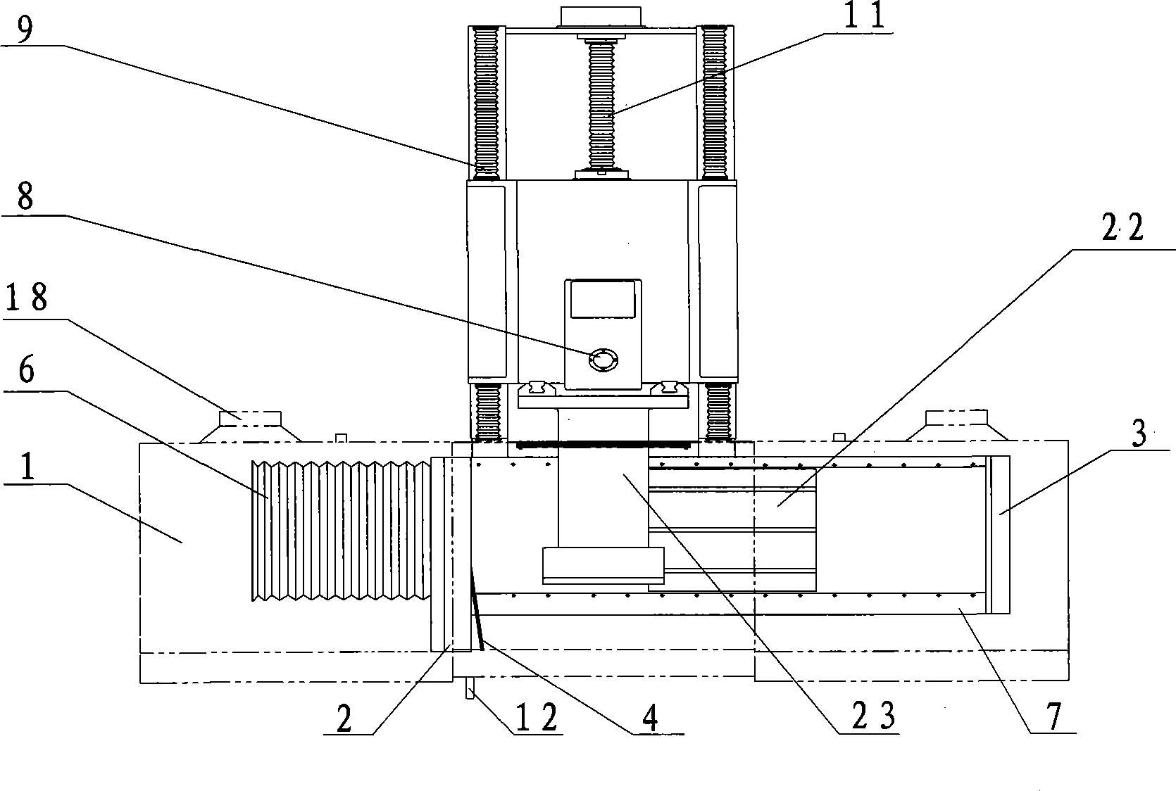 Machine tool protection system of precision grinding machine