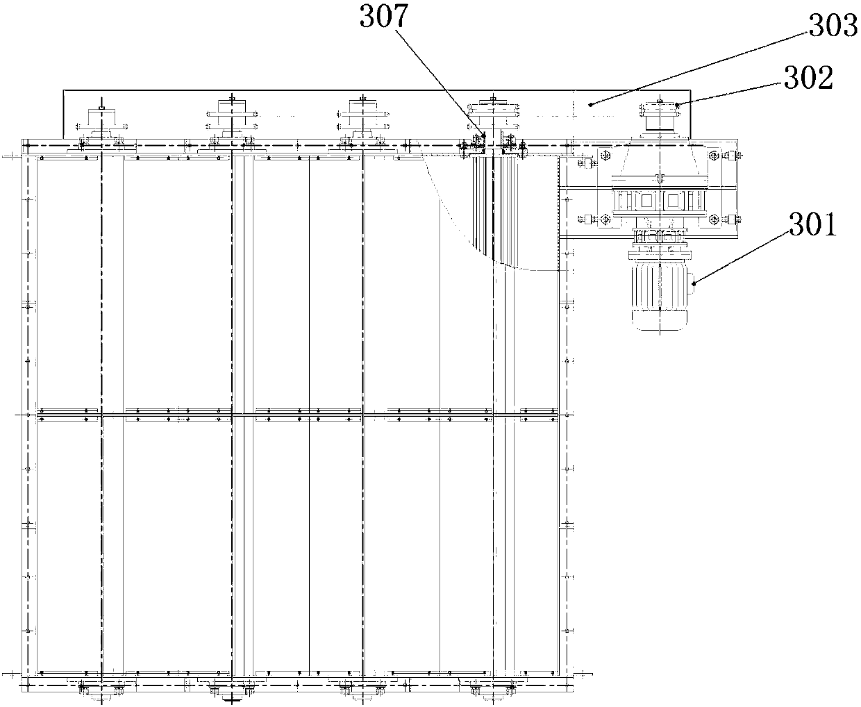 Material cooler with uniform and controllable discharging function