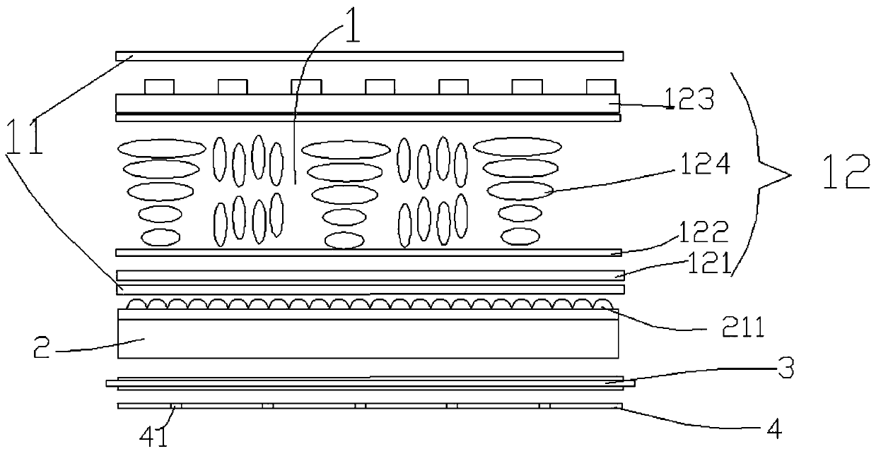 Liquid crystal counterdrawing screen based on novel light dimming mechanism