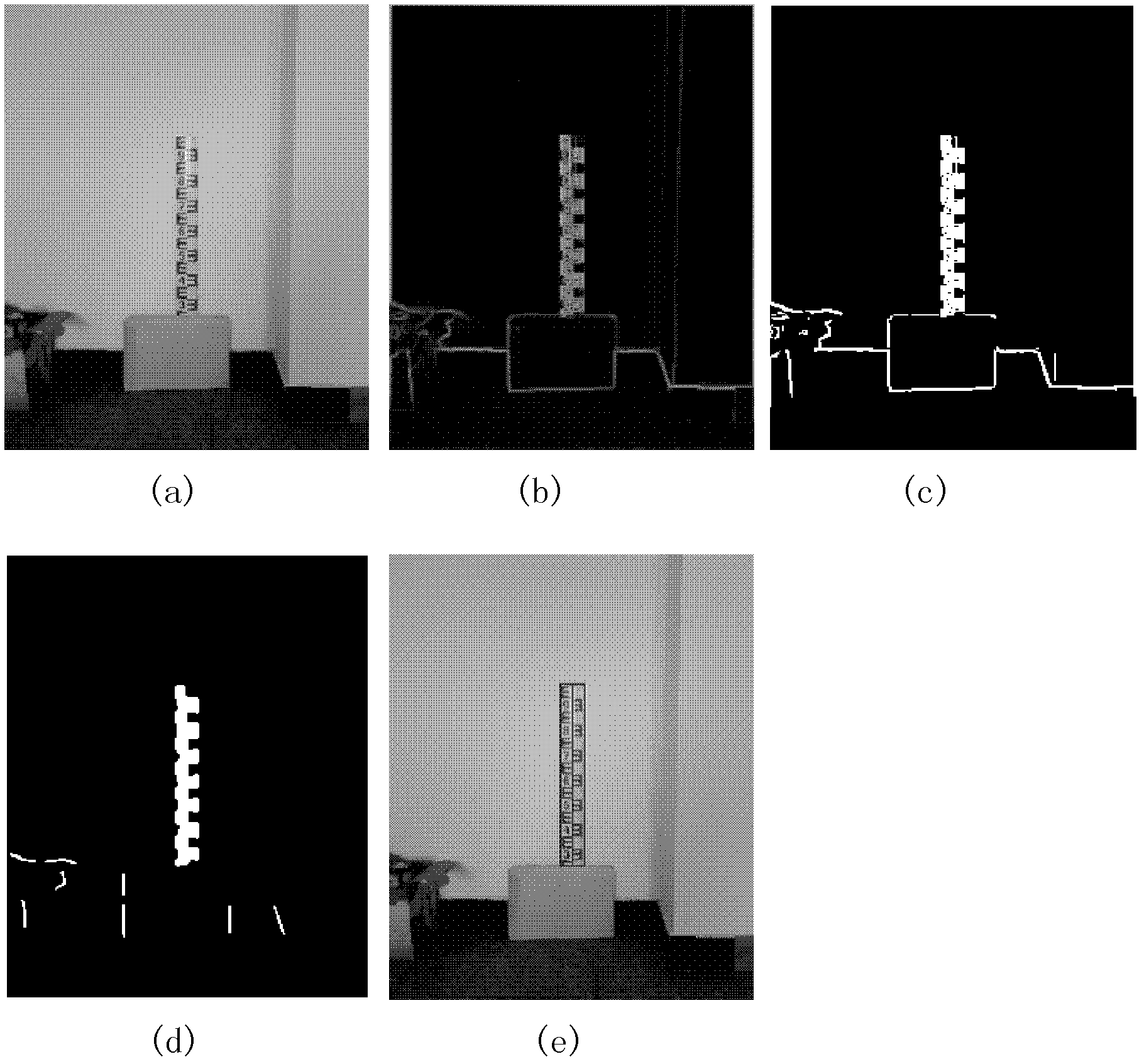 Water level monitoring system based on image processing and method