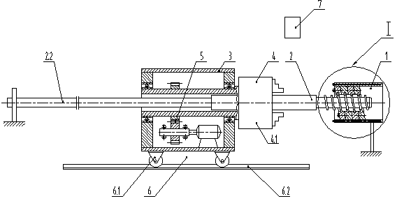 Spiral polytetrafluoroethylene bellows forming machine