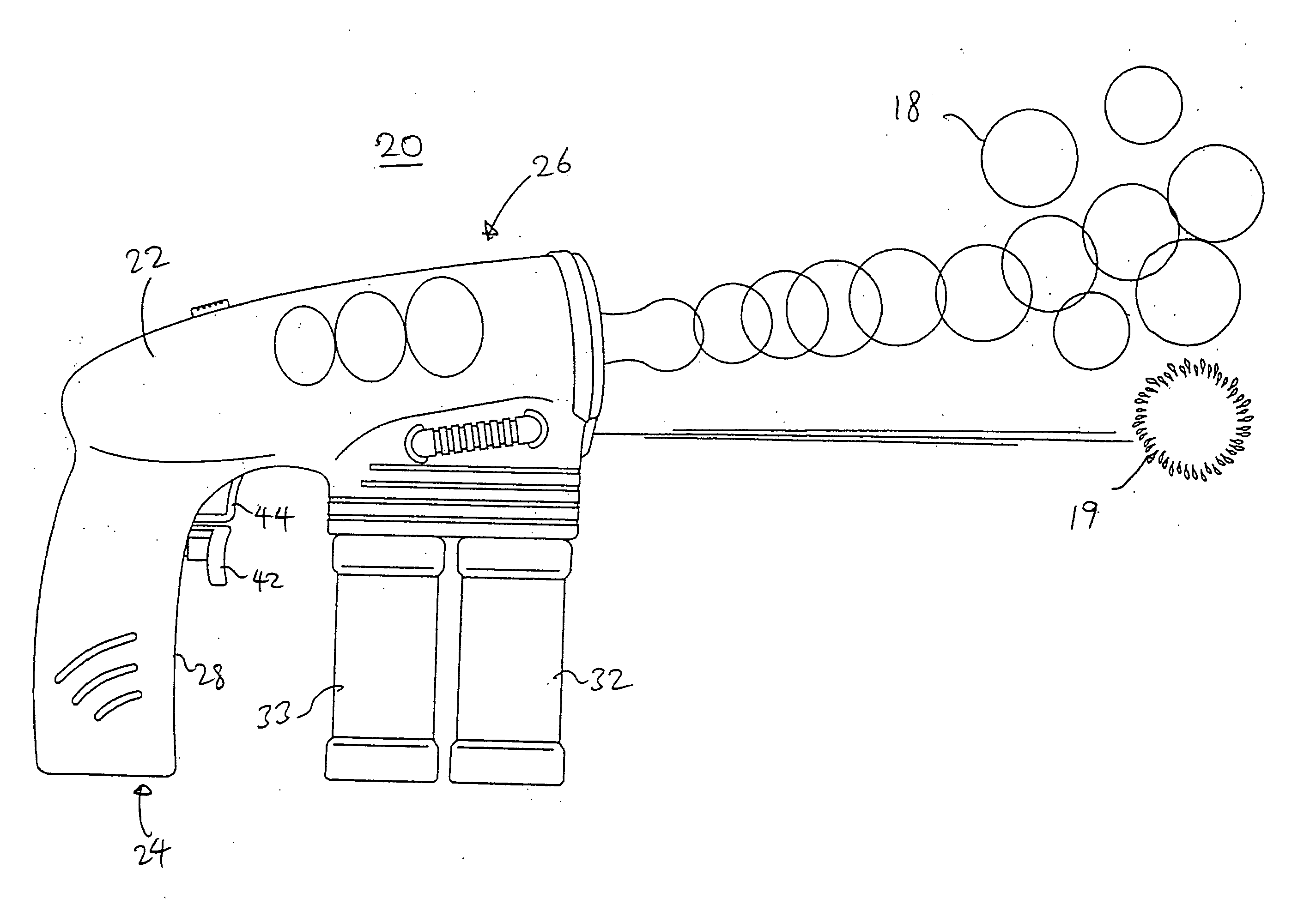 Bubble generating assembly