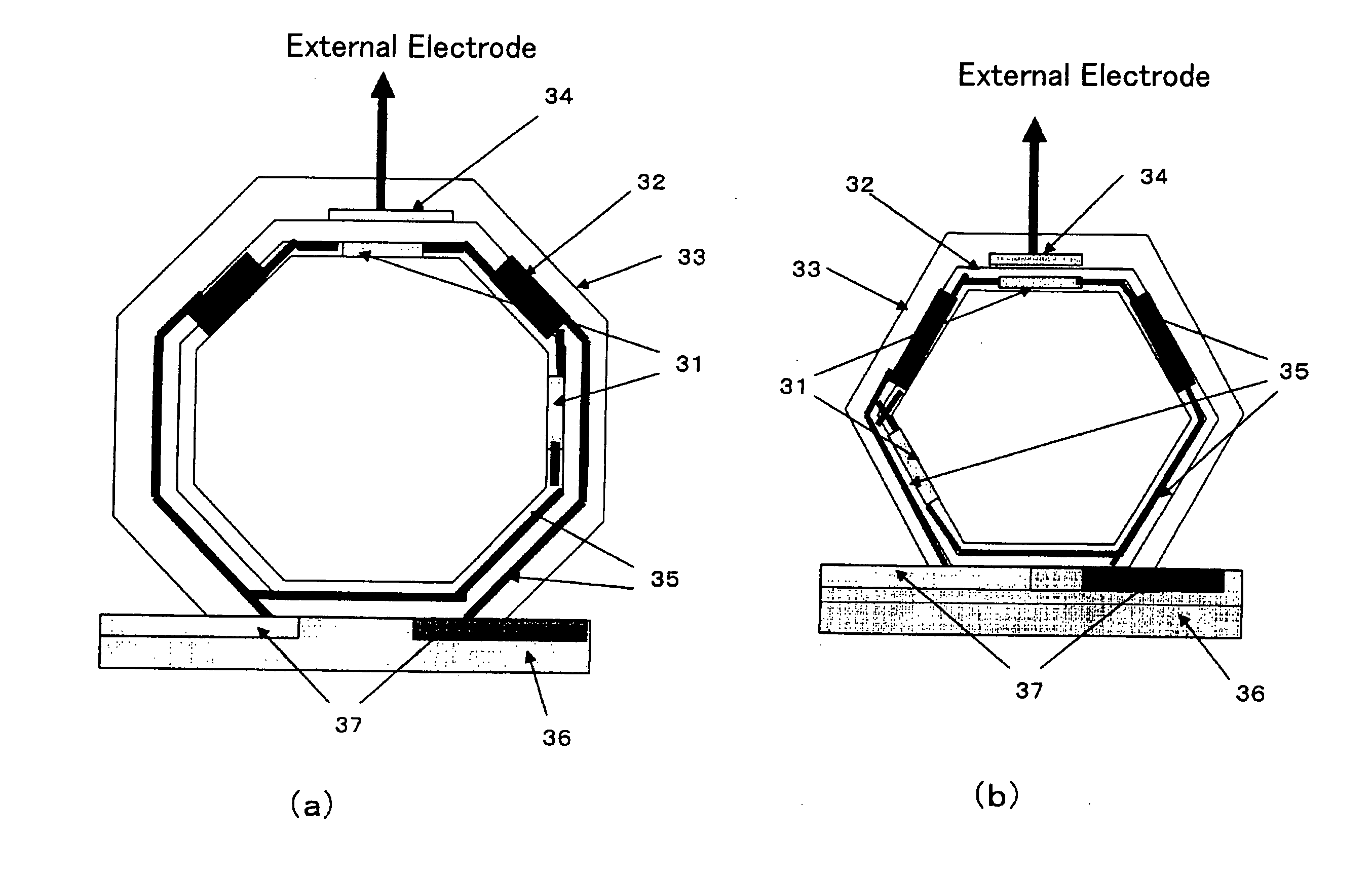 Linear semiconductor substrate, and device, device array and module, using the same