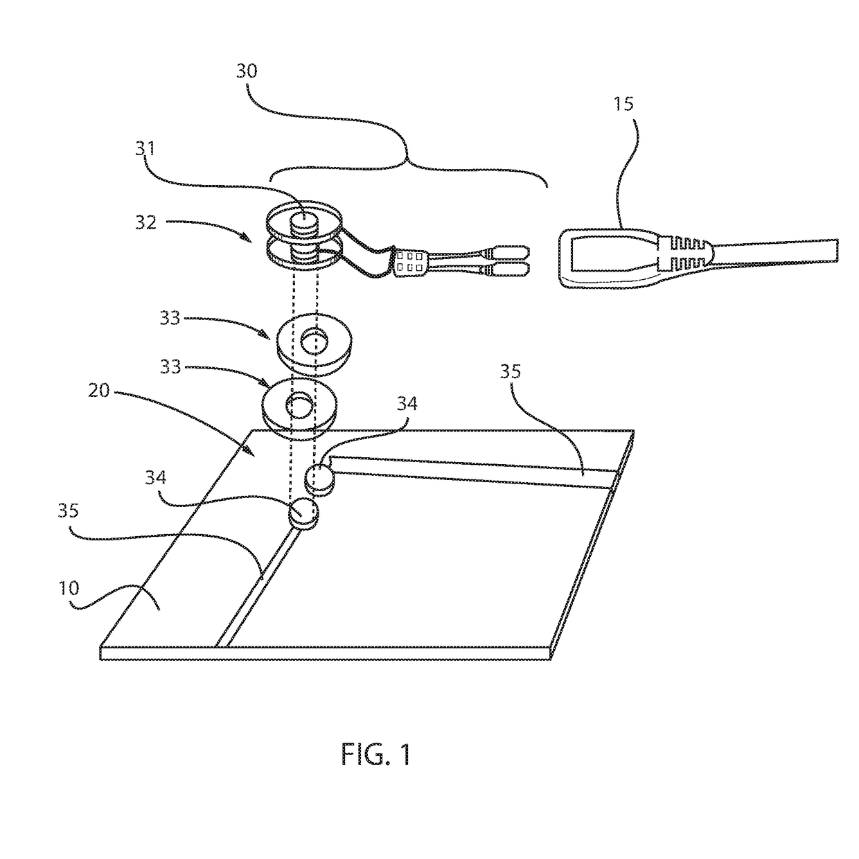 Method for identification of proper probe placement on printed circuit board