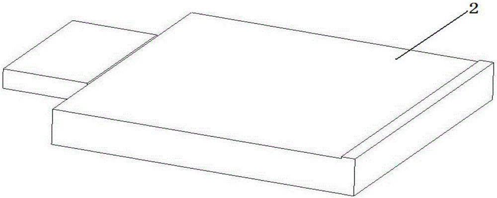 Manual microwave-absorbing coating application forming device and coating preparation method