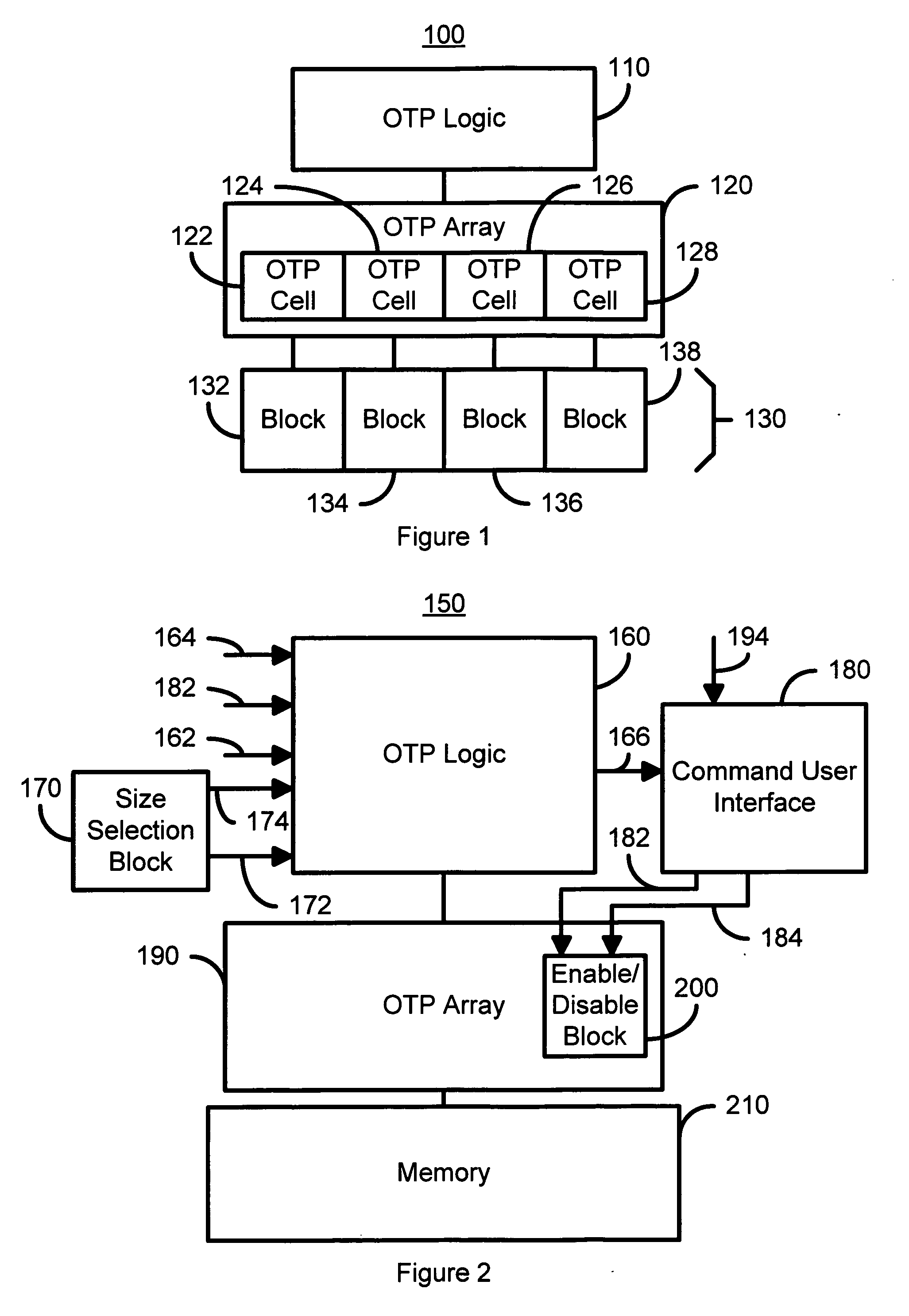 Flexible OTP sector protection architecture for flash memories