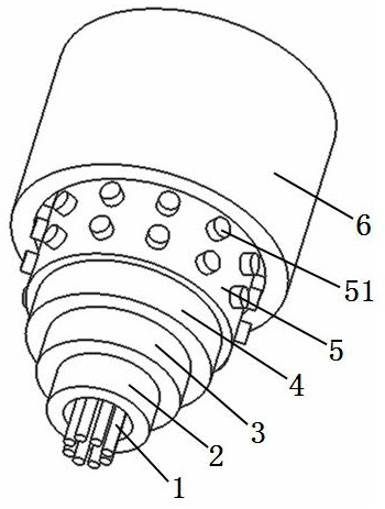 Nonmetal rat-proof optical cable and manufacturing method thereof