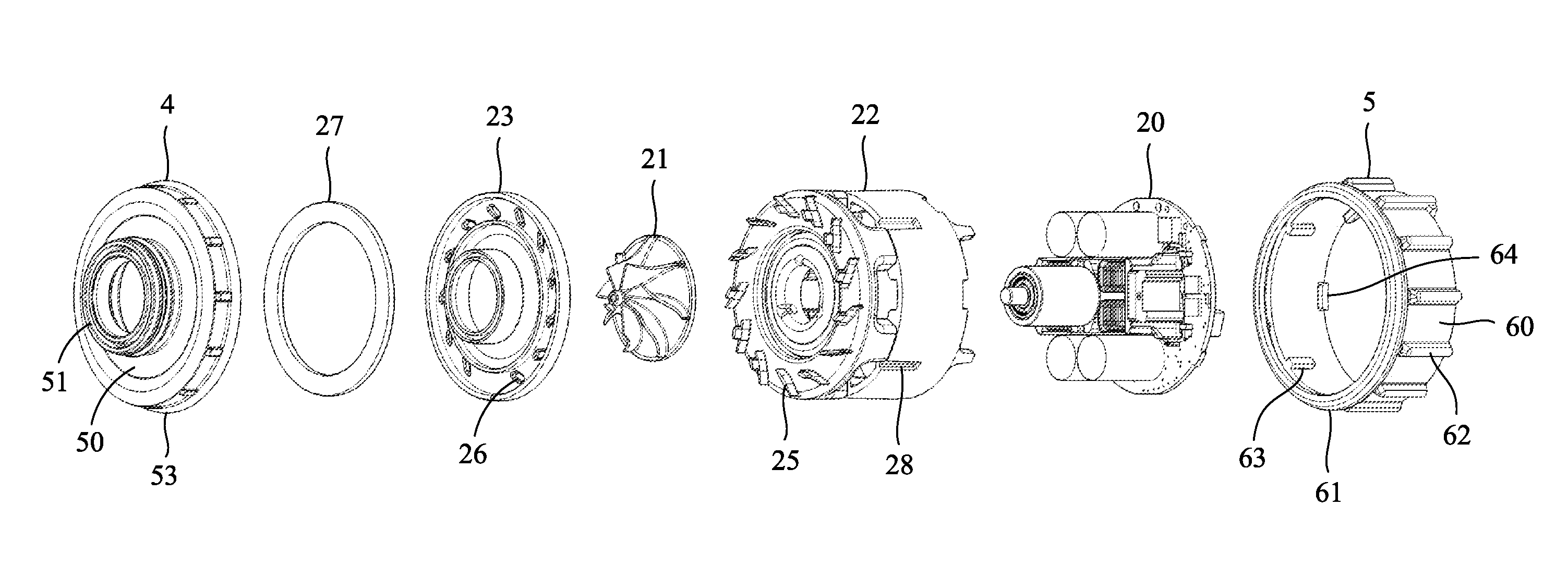 Compressor flow path