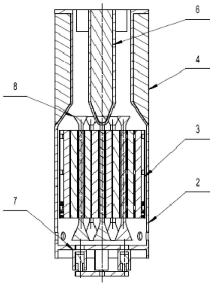 Self-evaporating metal magnetic fluid integrated reactor