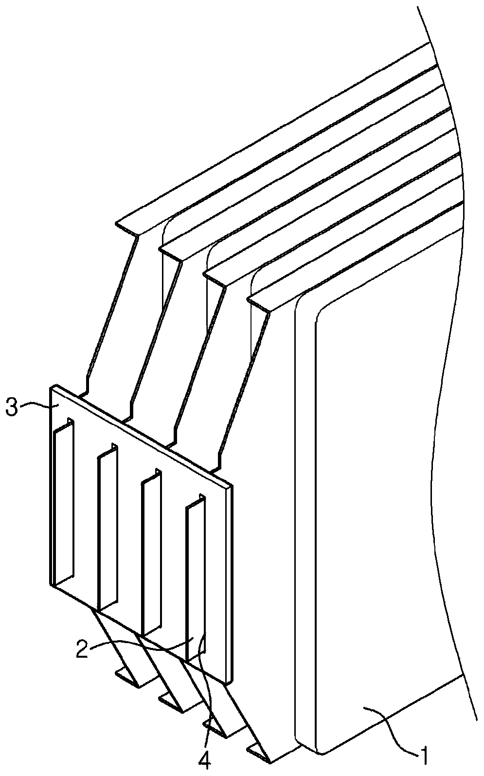 Auto-pressing jig apparatus for pressing electrode lead to busbar