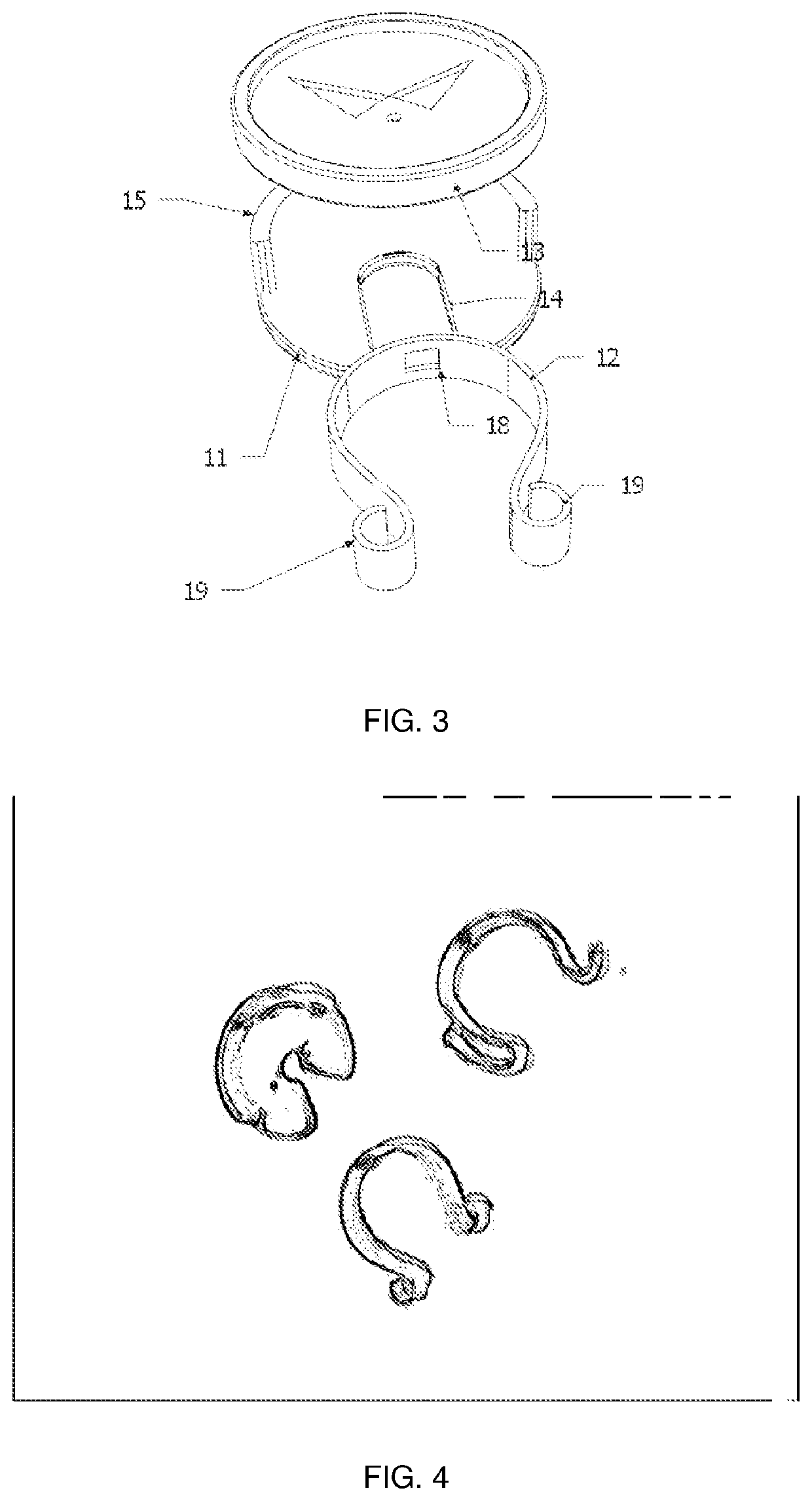 Ornament hooked over projecting part for fastening