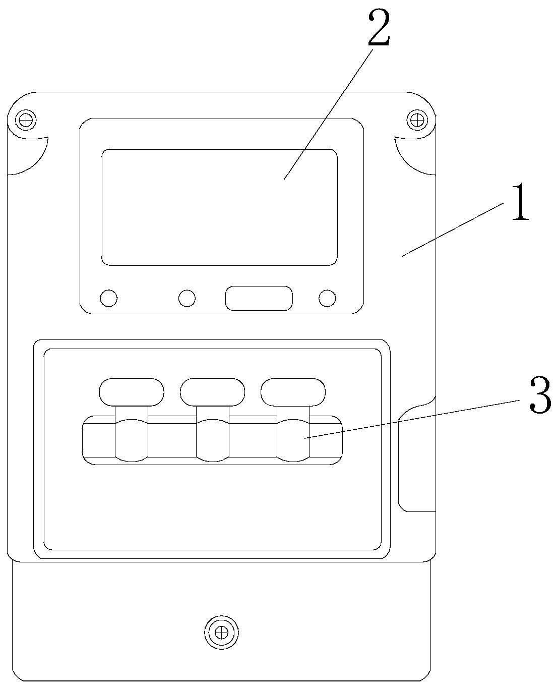 Electric energy meter external reclosing function circuit breaker