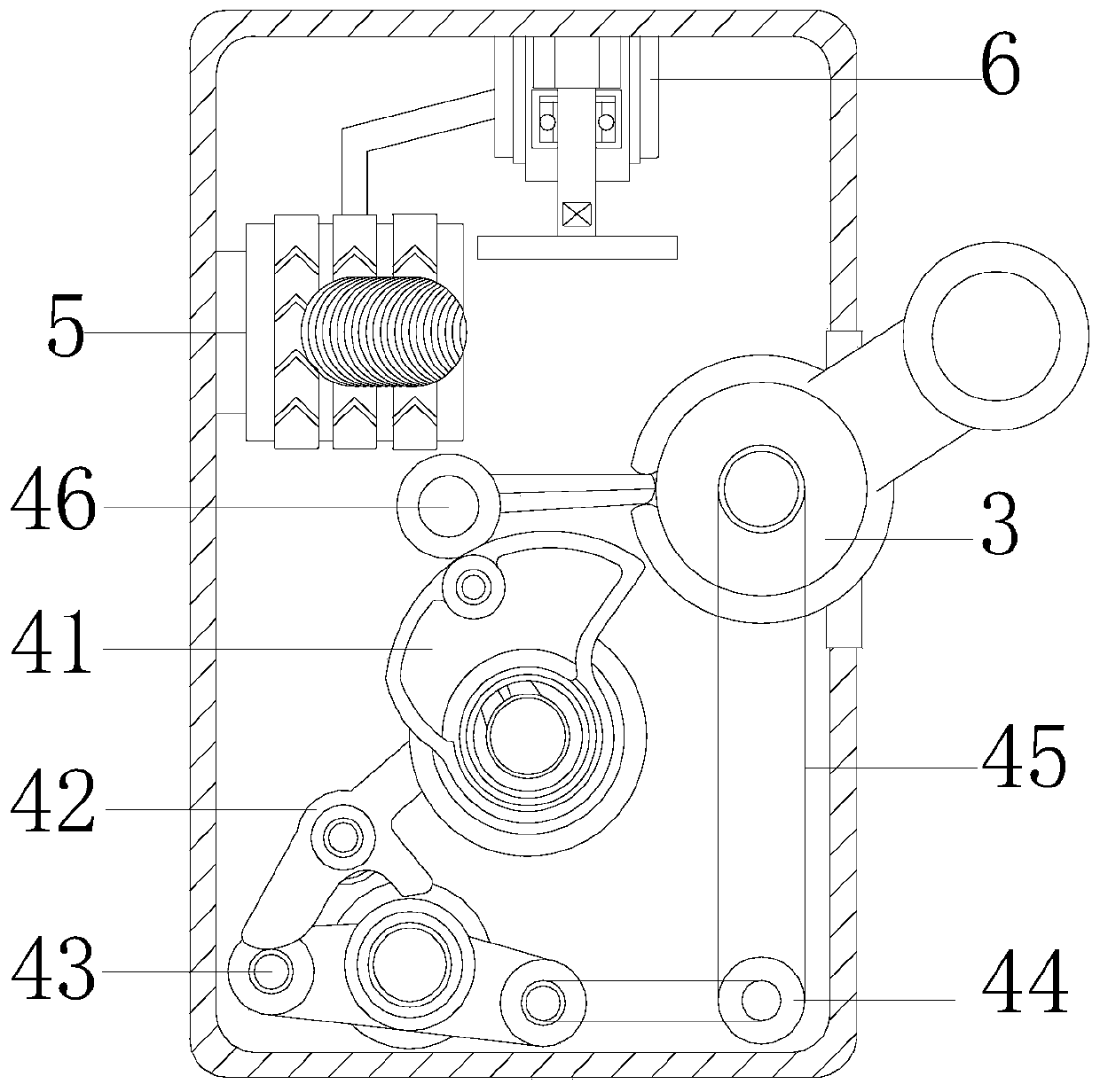 Electric energy meter external reclosing function circuit breaker