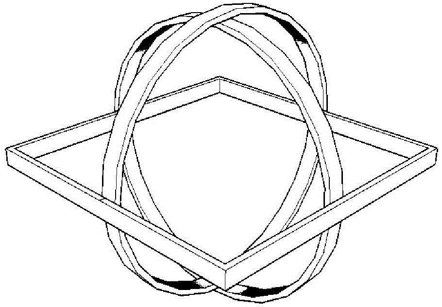 Wireless power transmission device with sidesway adaptability and rotation adaptability