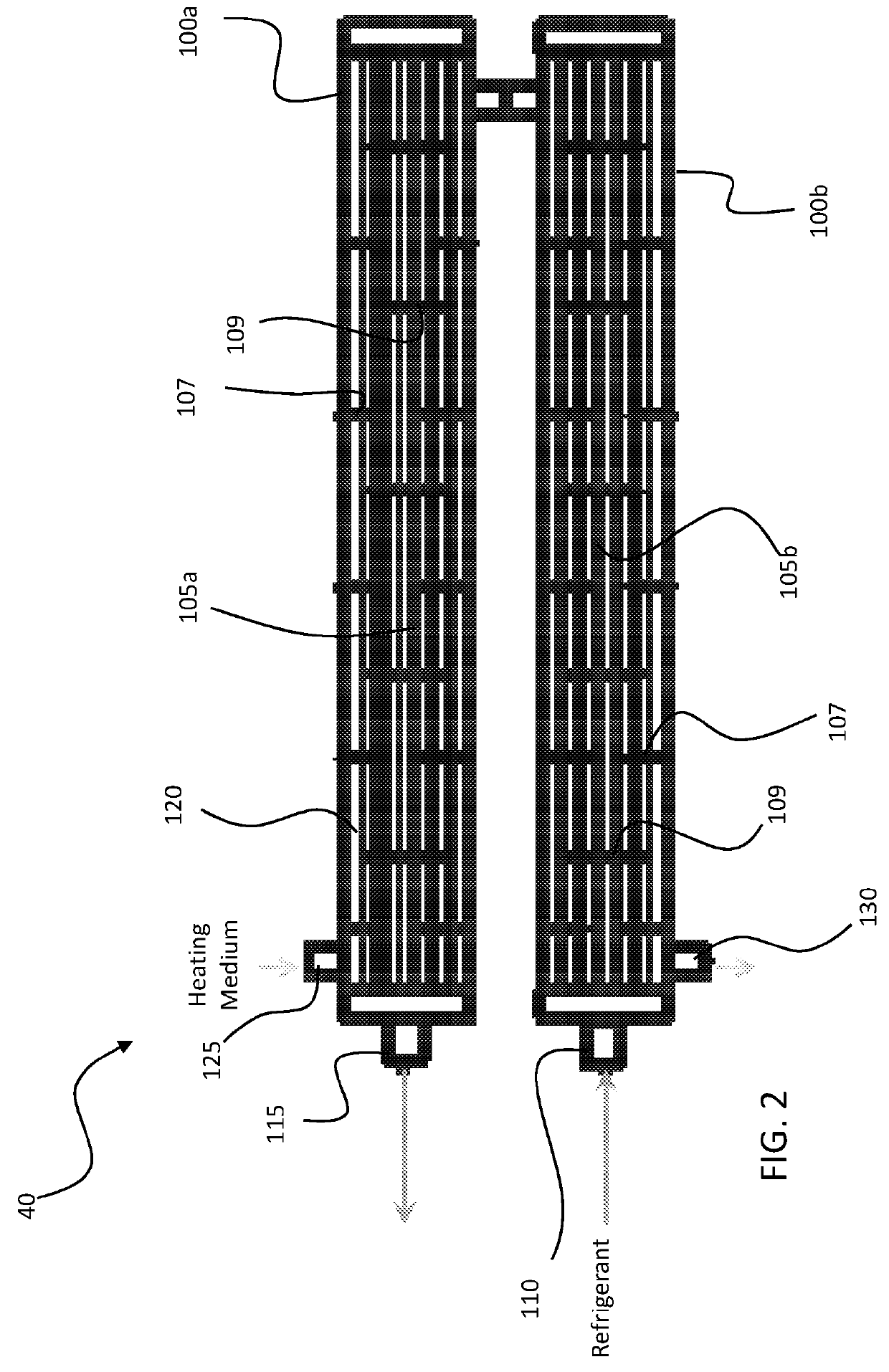 Improved dircet expansion evaporator based chiller system