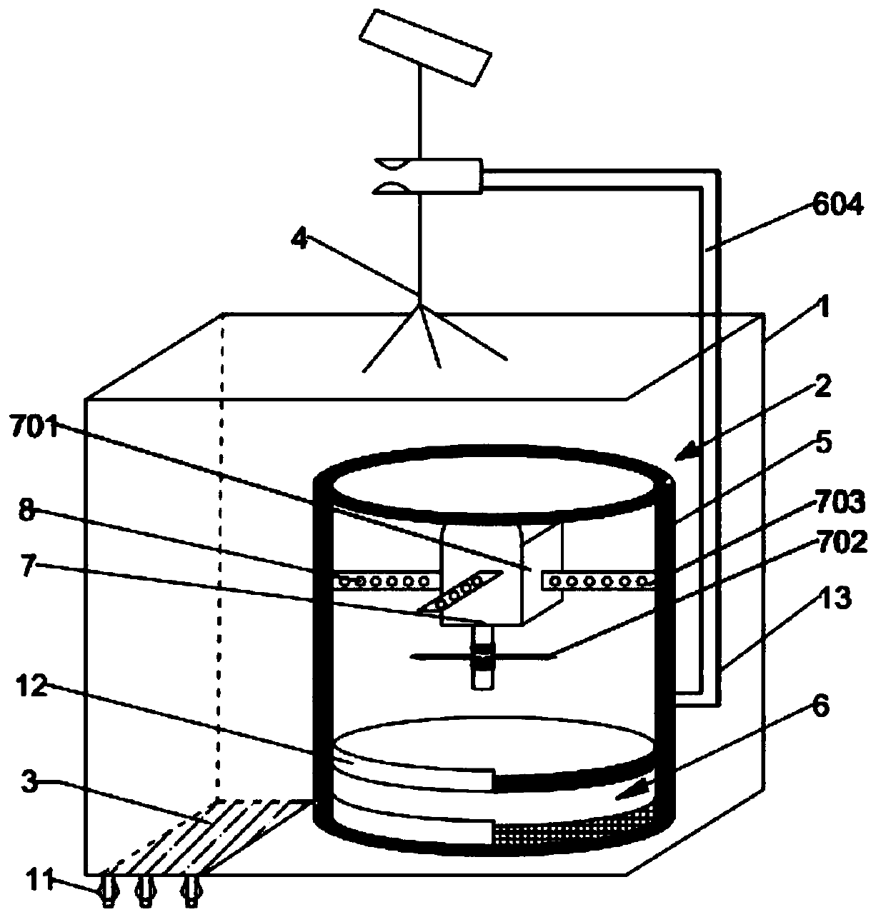 Self-processing fresh air system