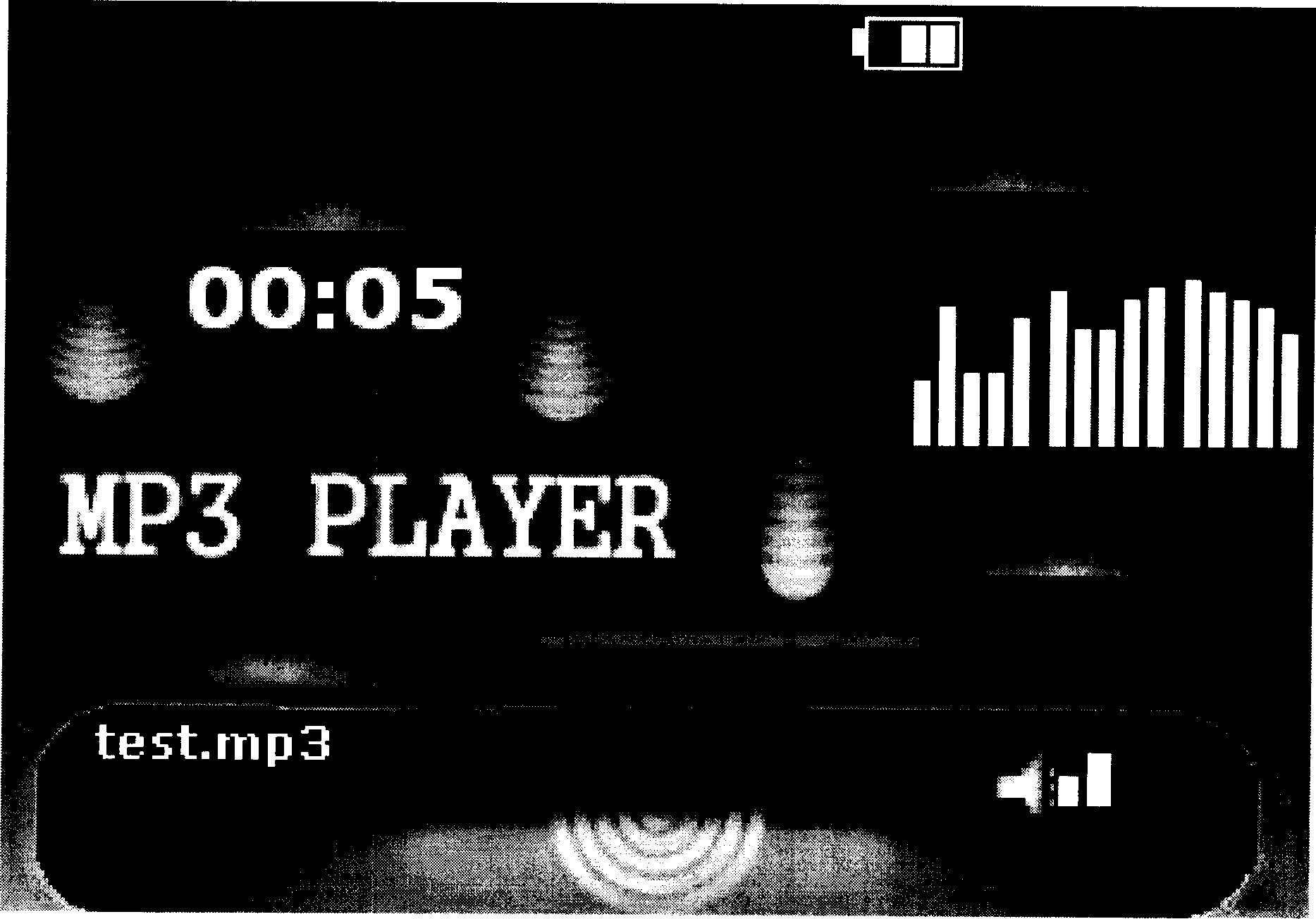 Portable multimedia player interface customizing method using script file configuration