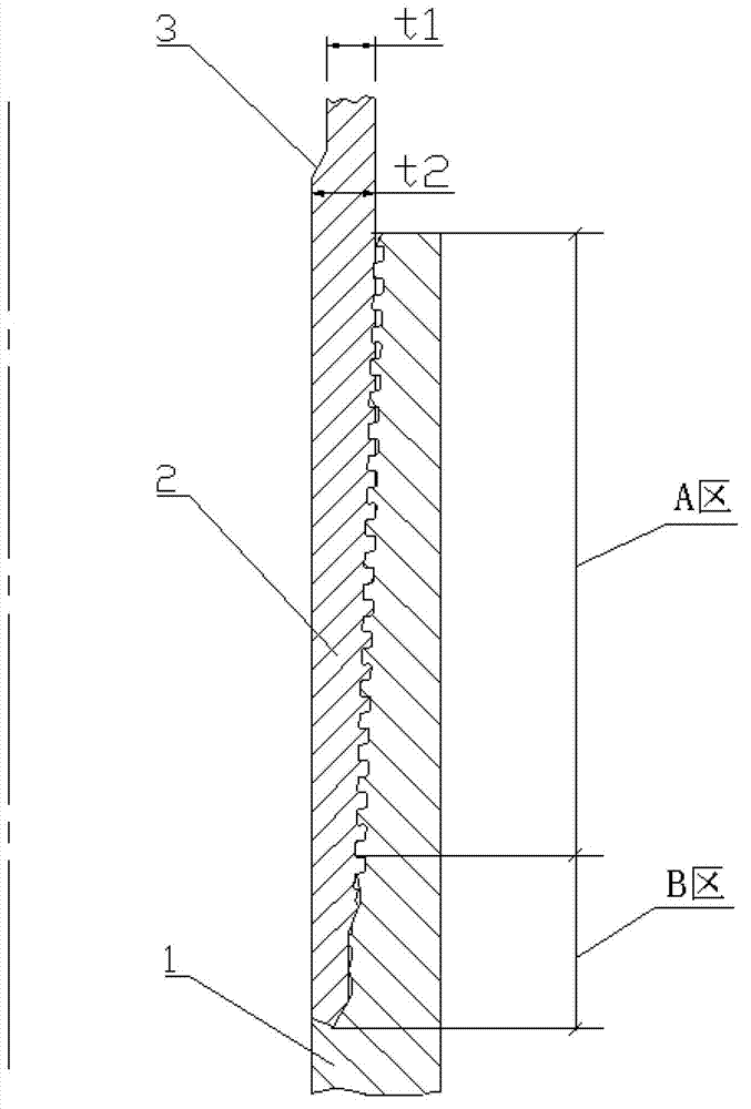 Special screwed joint for gas injection and production of underground gas storage