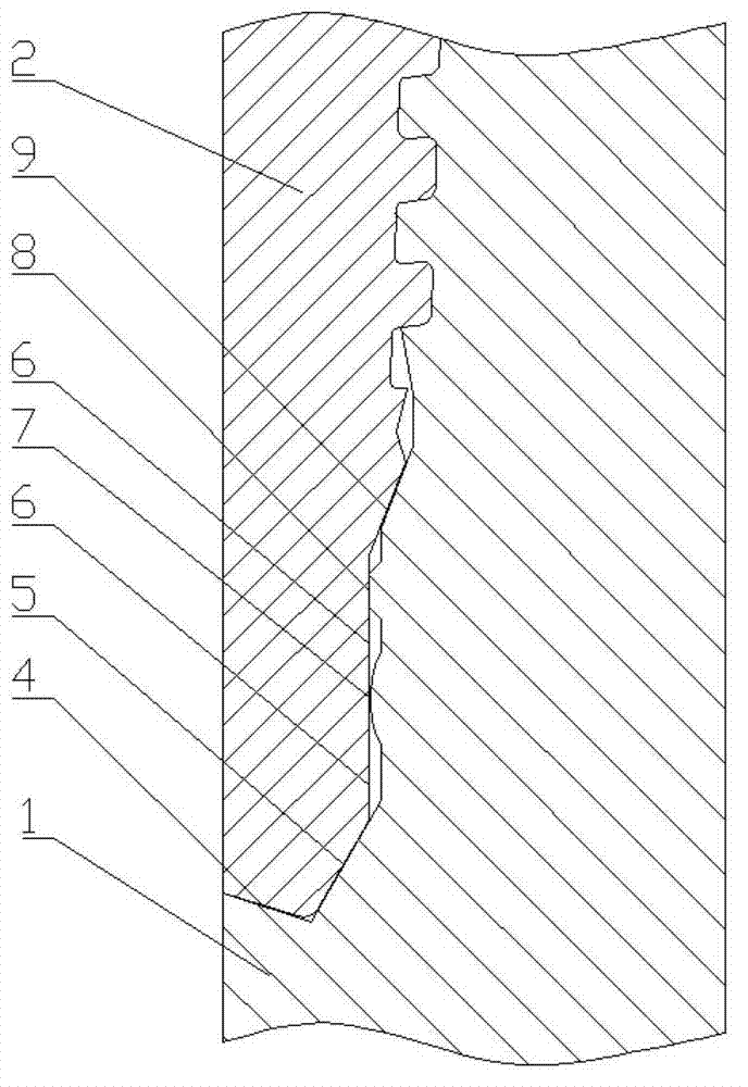 Special screwed joint for gas injection and production of underground gas storage