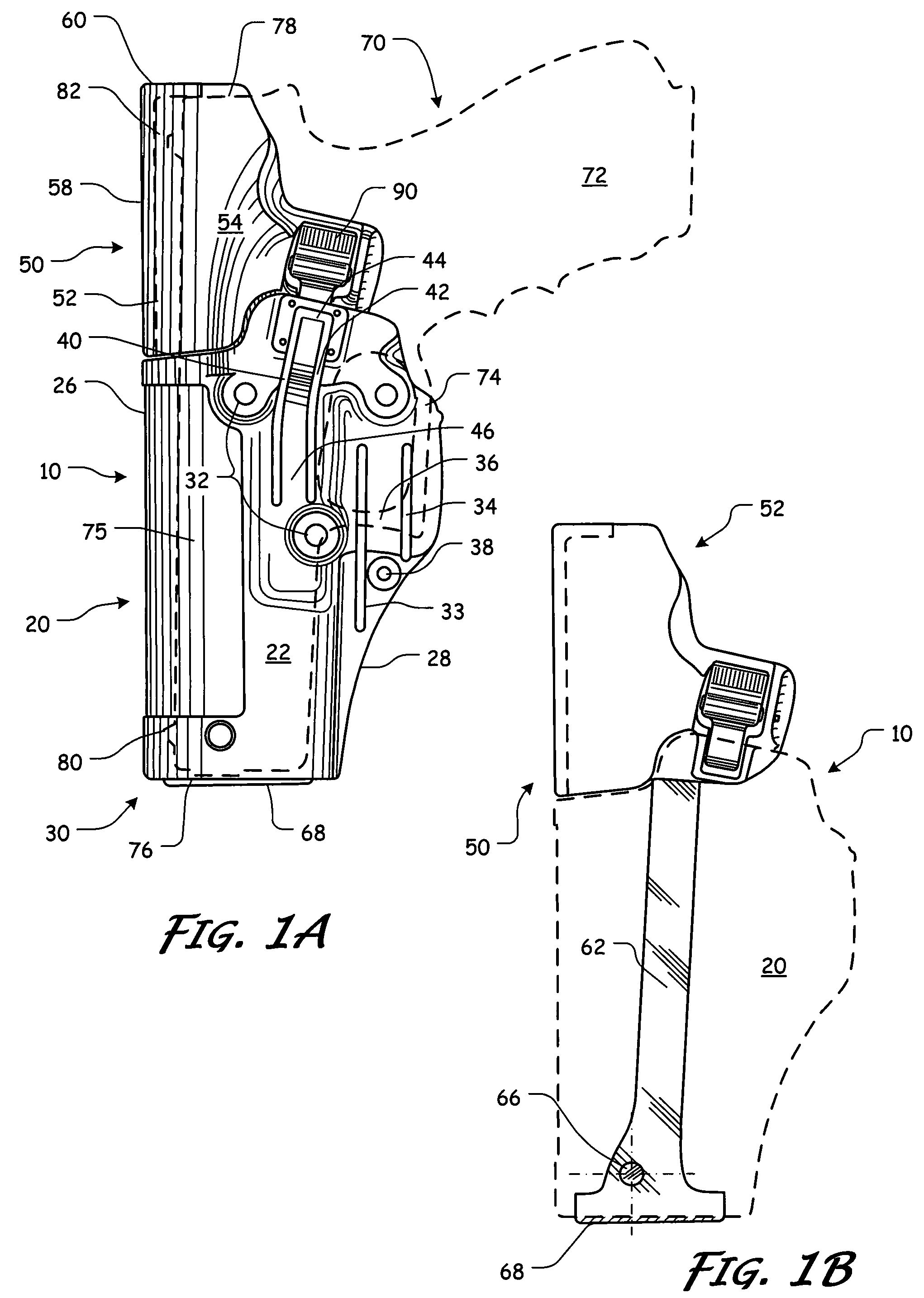 Holster with hood assembly