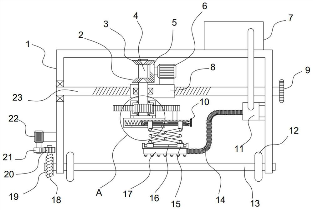 Self-propelled concrete curing device for water conservancy construction