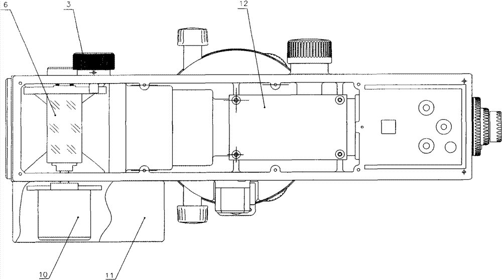 Micro-metering reading system for digital display flat plate