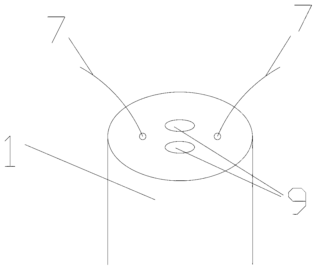 Online measurement device of gas flux on air-water interface of riverway