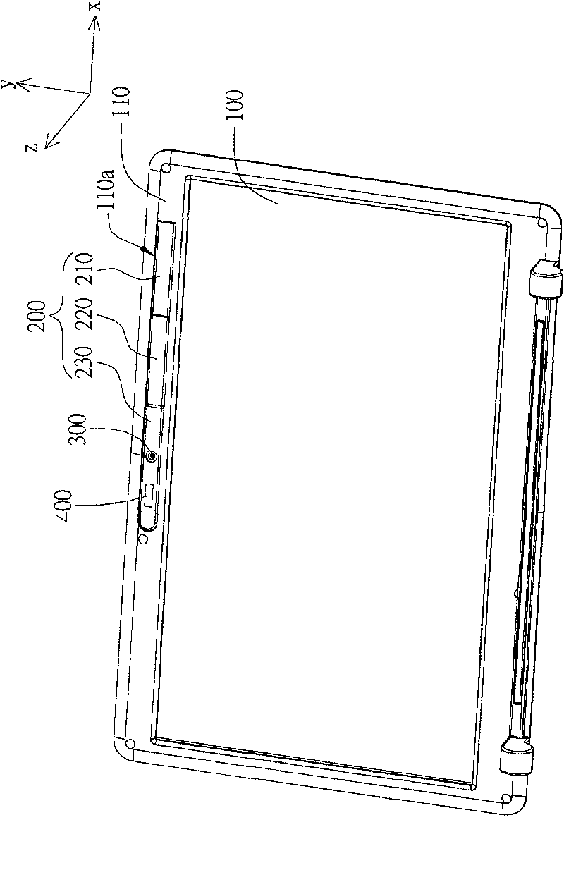 Notebook computer and multi-directional bracket thereof