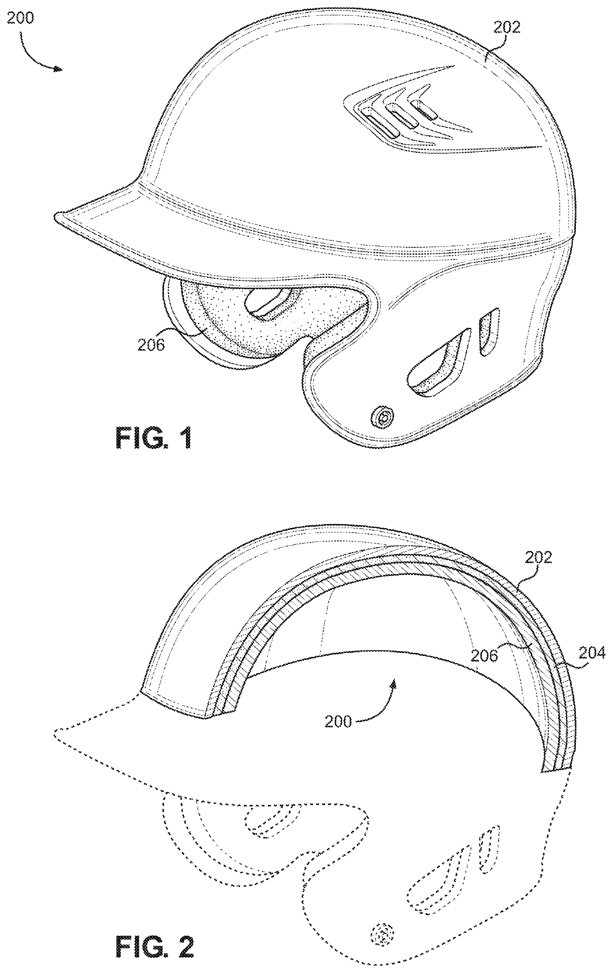 Baseball Helmet and Related Methods