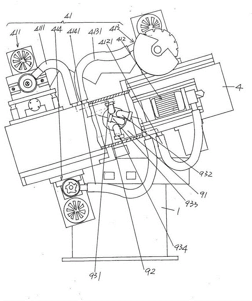 Controllable multichannel chip-removal mechanism for multistage numerical control machine