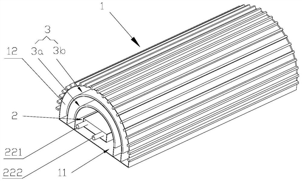 A seawater desalination device