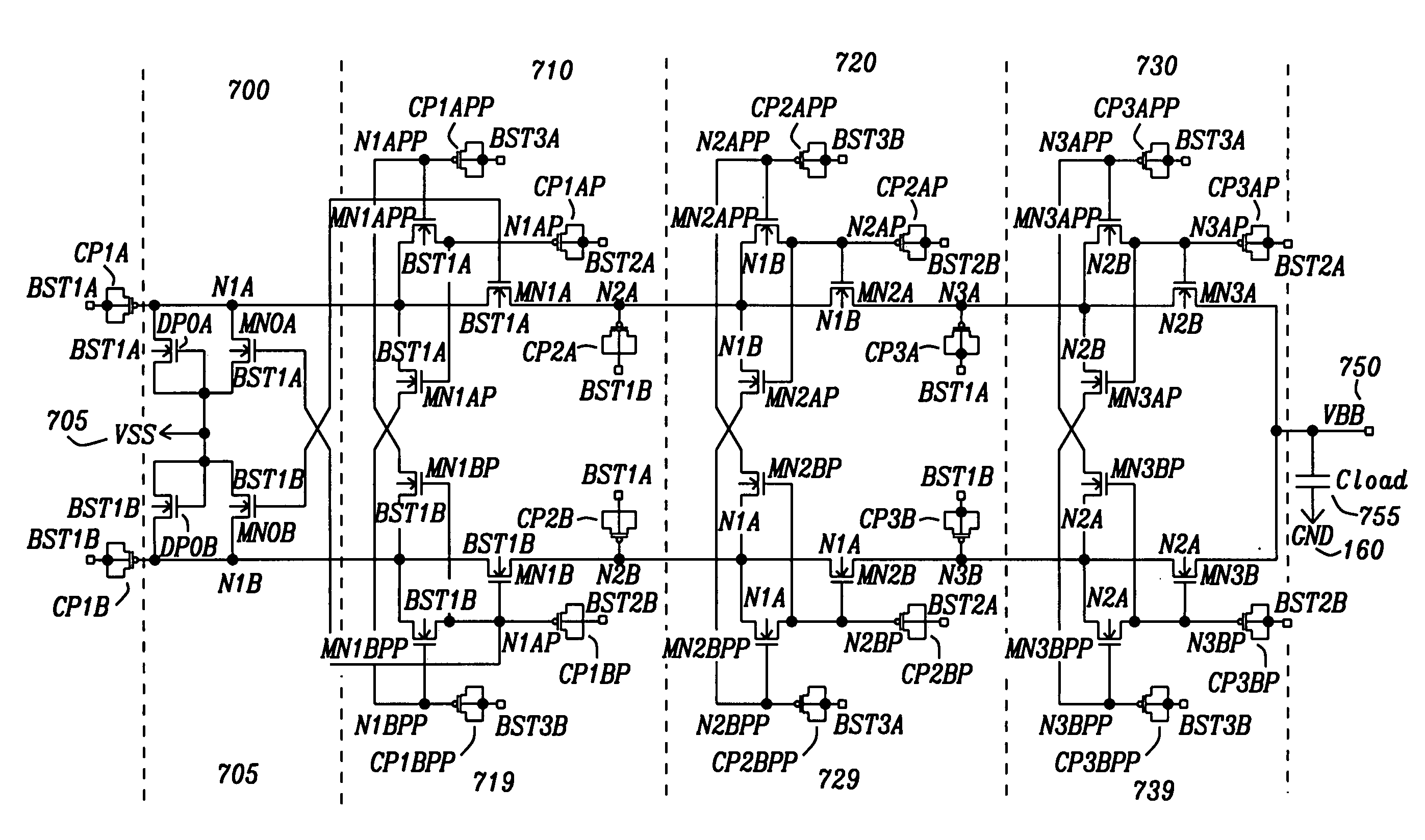 Charge pump circuit for high voltage generation