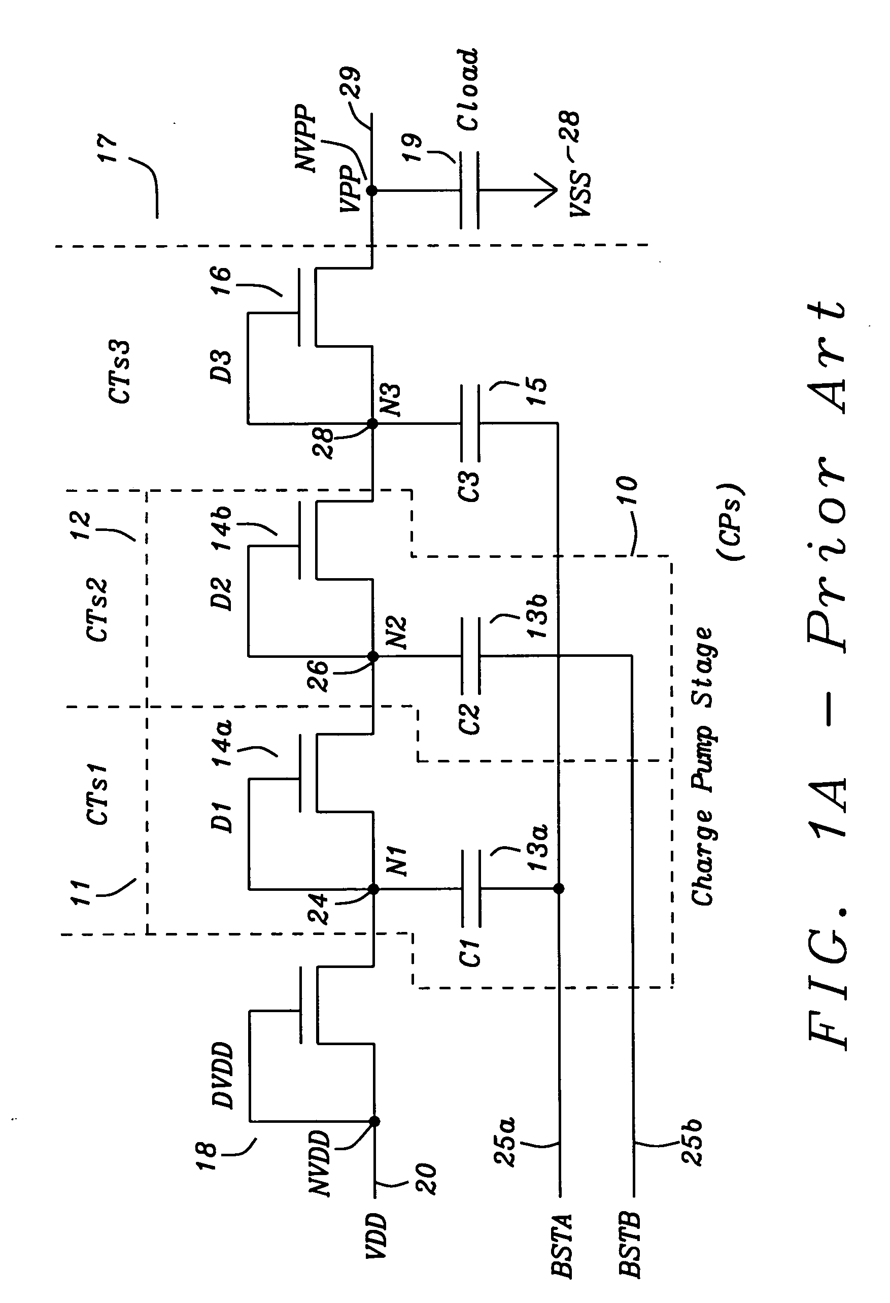 Charge pump circuit for high voltage generation