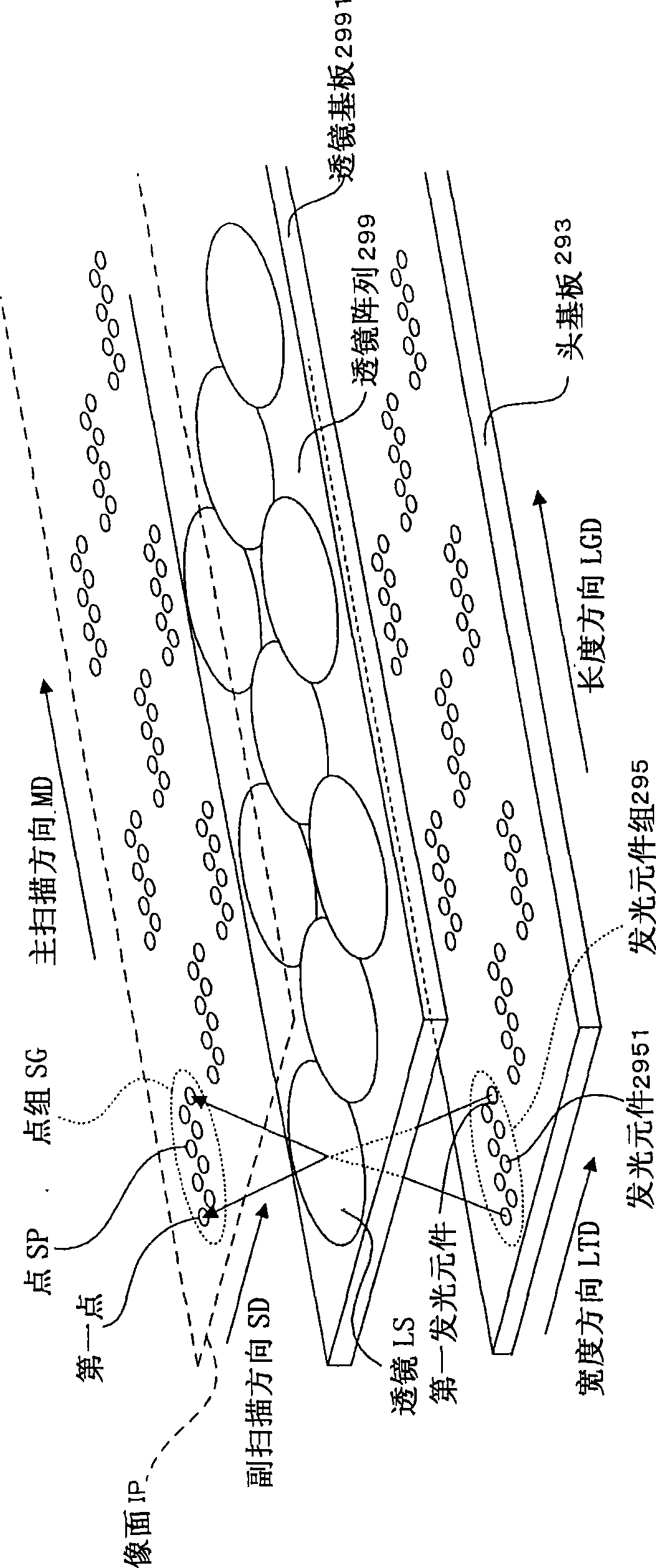 Lens array, exposure head, and image forming apparatus