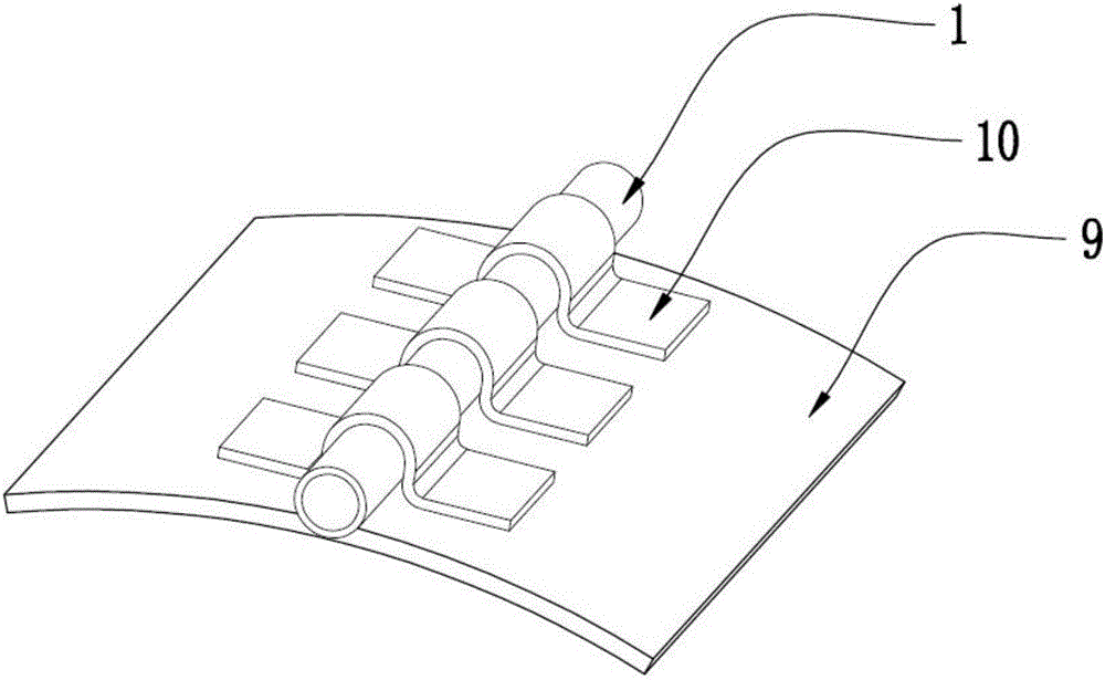 Circulated cooling radiation screen