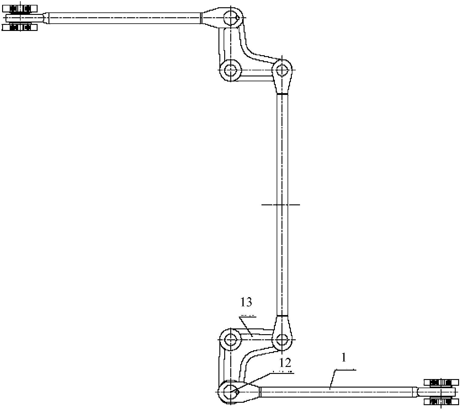 Traction pin for locomotive traction device