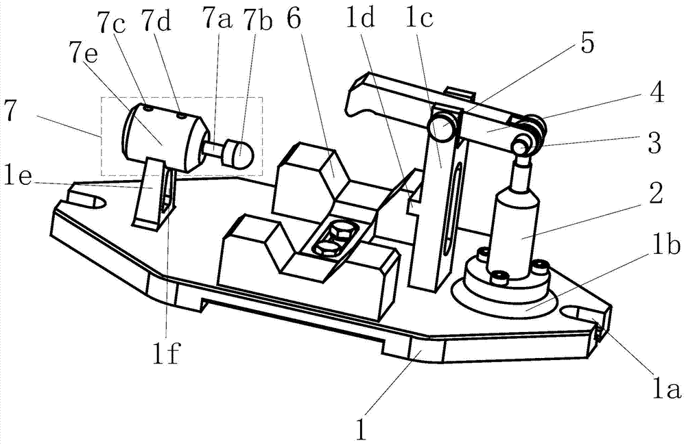 Clutch master cylinder body piston hole drilling clamp