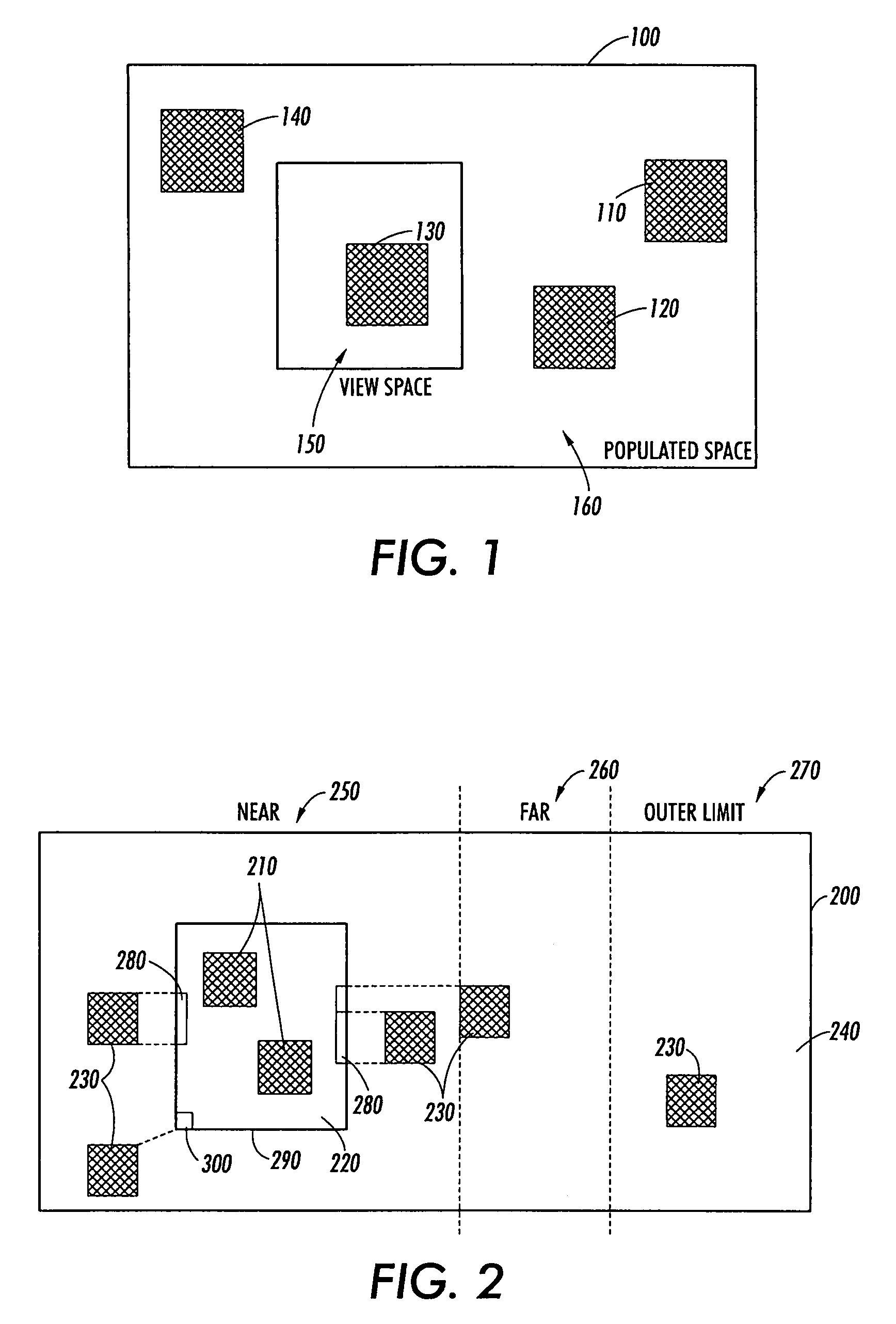 Methods and systems for indicating invisible contents of workspace