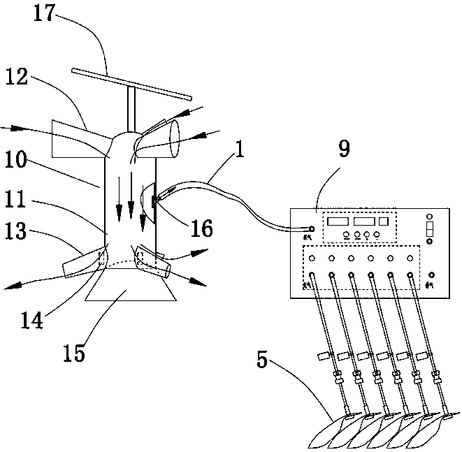 A field gas sampling device