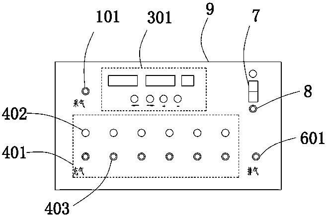 A field gas sampling device